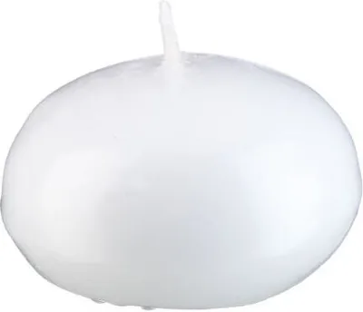 Produktbild von Maxi Schwimmkerzen Weiß Ø 80 x 32 mm, 8 Stück