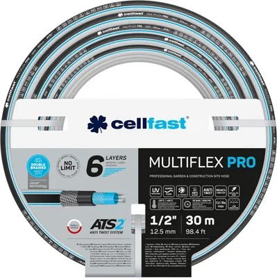 Immagine prodotto di Cellfast wąż ogrodowy multiflex pro ats2 1/2" 30m