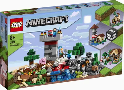 Zdjęcie produktu dla LEGO Minecraft Kreatywny warsztat 3.0, Zestaw do budowania, 8 lat(a), Plastik, 564 szt., 1,22 kg