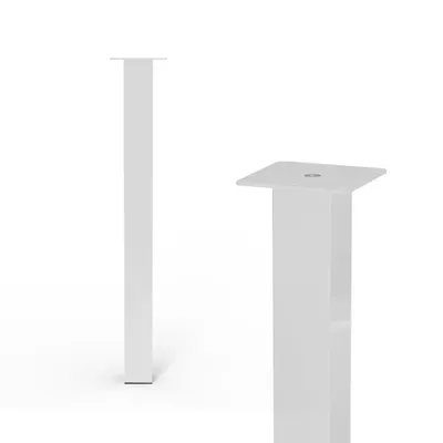 Obrázek produktu pro Nábytková noha 60x60mm, H-710mm, bílá