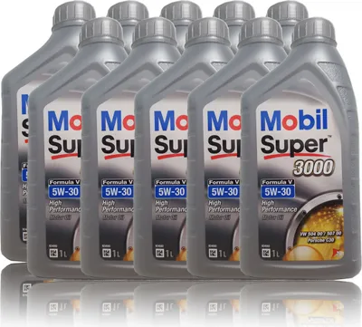 Produktbild von Mobil Super 3000 Formula V 5W-30 Longlife III 10x 1