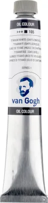 Obrázok produktu pre Olejová farba Van Gogh v tube 60 ml, titánová biela (svetlicový olej), 105