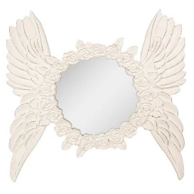 Produktbild von Clayre & Eef Spiegel 62x5x60 cm Beige MDF Flügel