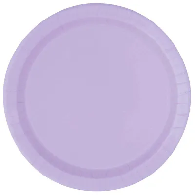 Produktbild von 16 Pappteller Lavendel Groß 21,9 cm - Einheitsgröße