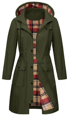 Produktbild von Omgoods – Damenregenjacke – Leichte, wasserdichte Trenchcoat für Frühling und Herbst