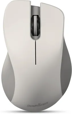 Produktbild von Perixx PERIMICE-621M Kabellose 2.4 GHz Maus, Silent Click, ergonomisch, 1000/1600 DPI, AES 128-Bit, 10 m, für PC, Laptop & Chromebook