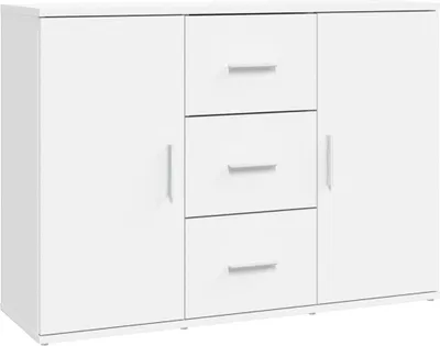 Obrázok produktu pre vidaXL Príborník biely 91x29,5x65 cm odvodený výrobok z dreva