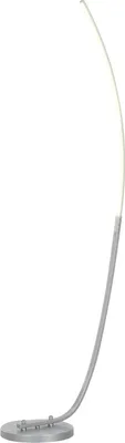 Image de Lampadaire LED Salon Lampadaire avec interrupteur à pied, à intensité variable, lampe sur pied pour chambre à coucher, argenté