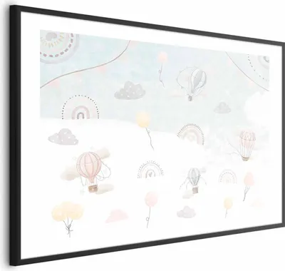 Produktbild von Posterpapier Poster - Adventure Among the Clouds 60x40 cm Für Kinder e-C-10070-ao-a