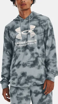 Obrázok produktu pre UNDER ARMOUR Rival French Terry Hoodie Herren 465 - harbor blue/gravel/onyx white L