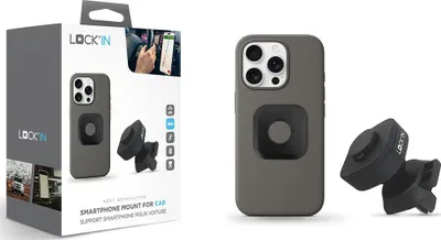 Image de Support téléphone pour Voiture Noir