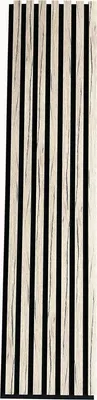 Produktbild von MEBANO. 4er-Set Akustikpaneele Holz 30x132 cm Eiche Sanremo Leicht 3D Wandpaneele aus Holzfunier und Filz Wandverkleidung Innen Paneele Wand