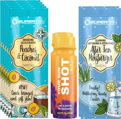 Obrázek produktu pro Supertan Peaches & Coconut 5x 15ml bronzer s akcelerátorem +