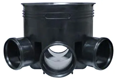 Obrázok produktu pre Dno šachtové PP Wavin Basic 400, KG DN 200 (sběrné 45°)