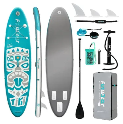 Obrázek produktu pro Nafukovací paddleboard, odolný PVC materiál, vylepšená stabilita, SUPFW04A