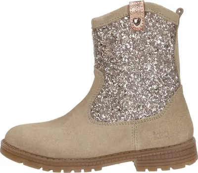 Image de KEQ Enkellaarsjes Enkellaarsjes - Beige - Maat 23