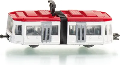 Zdjęcie produktu dla Siku model tramwaju kolejowego biały/czerwony; 1011