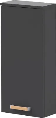 Obrázek produktu pro Koupelnová závěsná skříňka Möbelpartner Duo antracit 32,7 x 72,3 x 16,3 cm