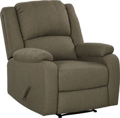 Produktbild von Relaxsessel, Liegefunktion und Fußstütze, verstellbar, bis 150 kg, Stahlrahmen, 90 x 96 x 98 cm, Braun