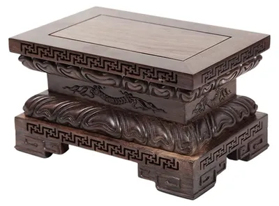 Image de Support en bois pour pots de fleurs et décoration