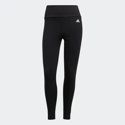 Produktbild von adidas HIGH RISE 3-Streifen Damen 7/8 Trainings-Leggings schwarz/weiß schwarz/weiß XS