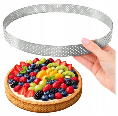 Obrázek produktu pro Kuchpol Forma na koláč perforovaná 24 cm nerezová