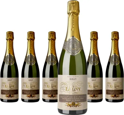 Produktbild von 6 x Cave de Lugny Crémant de Bourgogne Brut Blanc de Blancs