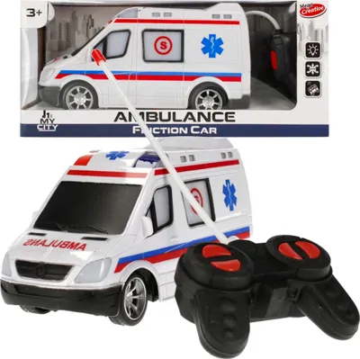 Obrázok produktu pre Rádiové Záchranné Auto 28X13X11Cm Mc