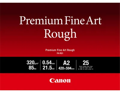 Image de Canon Papier A2 beaux-arts texturé Premium FA-RG1, 25 feuilles