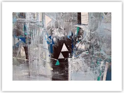 Produktbild von Poster - Poster ohne Rahmen - Abstraktion modern - 40x30 cm - Wand Bild - Wanddeko - Wandbilder - Kunstposter - Wandposter - Bilder - Kunstdruck - Wanddekoration - Wandbild - P2XAA40x30-4006