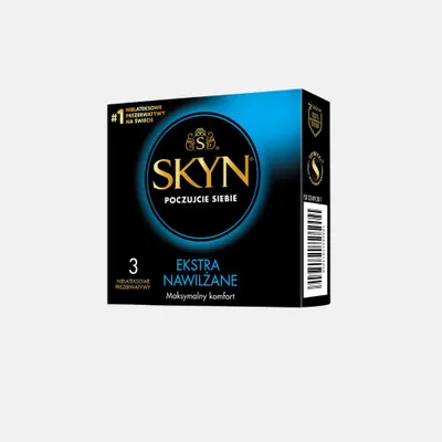 A box of SKYN condoms.