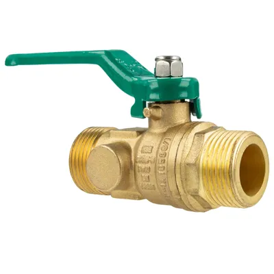 Produktbild von UNIWATER Trinkwasser-Kugelhahn mit Stahlhebel, beids. Außengewinde G 3/4 Zoll (DN 15) Typ 1442