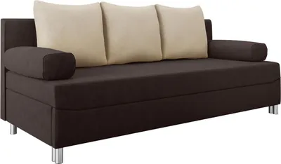 Produktbild von MIRJAN24 Schlafsofa Dover mit Bettkasten und Schlaffunktion, Bettsofa, Couch vom Hersteller (Sofa ohne Polsterhocker, Farbe: Alova 68 + Alova 07)
