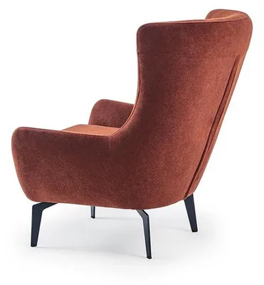 Produktbild von Chesterfield Design Modern Luxus 1-Sitzer Stoffsofa Wohnzimmer Lounge
