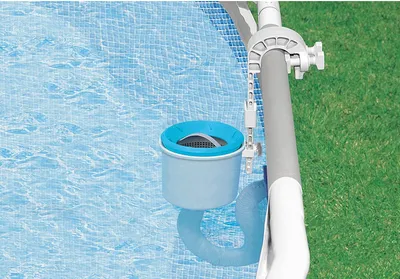 Produktbild von Intex 28000 Oberflächenabsauger Deluxe Pool Universell Außen Filter Einhängeskimmer