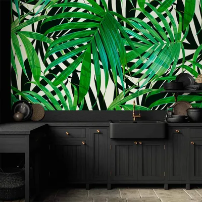 Produktbild von Vlies Fototapete - Tropical Leaves 300x210 cm Blätter b-B-0280-a-a