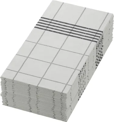 Produktbild von Dunisoft-Servietten Towel grey 48x48 cm 60 Stück