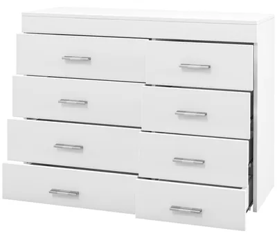 Produktbild von Holzkommode fš¹r Schlafzimmer, Kš¹che, Badezimmer, 90¡Á35¡Á73cm, Wei?