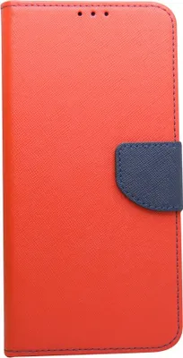 Produktbild von cofi1453® Buch Tasche "Fancy" kompatibel mit SAMSUNG GALAXY A03s (A037G) Handy Hülle Etui Brieftasche Schutzhülle mit Standfunktion, Kartenfach Rot-Blau