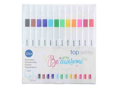 Image de Crayons fins de couleur, 12pcs.
