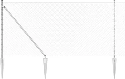 Obrázek produktu pro Svařované drátěné ploty s hroty 10 x 1,2 m (Š x V)