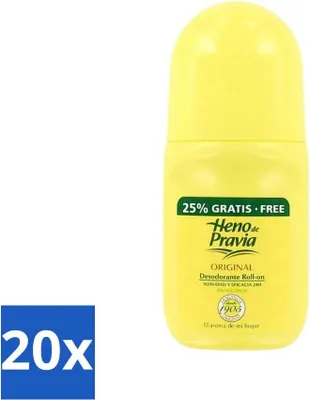 Immagine prodotto di Heno De Pravia - Deodorante roll-on - Profumo originale - 50 ml - Confezione risparmio - 20 pezzi