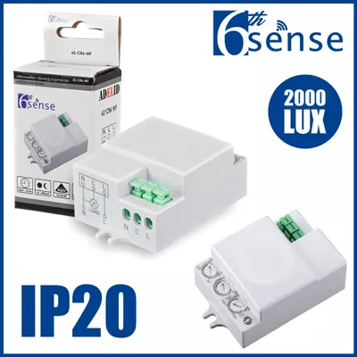 Produktbild von Mikrowellen Bewegungsmelder HF Sensor Radar LED Bewegungssensor Infrarot PIR 360 Unterputz weiß