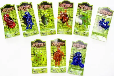 Produktbild von 1 x kleine Sticky-Klebefigur - ca. 5 cm, Glibber