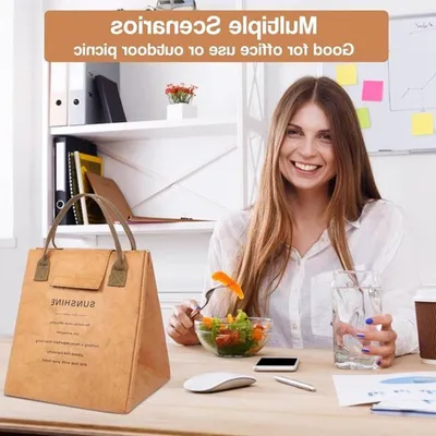 Wasserdichte Kühltasche für Erwachsene, Kinder und Studenten - Ideal für Arbeit, Schule, Picknick und Reisen