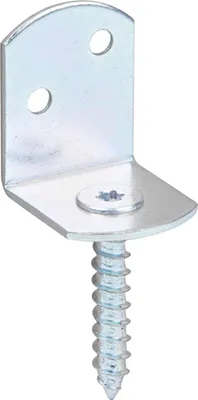 Produktbild von Alberts 144x L-förmige Flechtzaunhalter, 83 mm hoch, galvanisch verzinkt