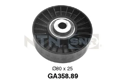 Produktbild von SNR GA358.89 Umlenkrolle Keilrippenriemen für FIAT PUNTO (188) BRAVO II (198) Doblo Cargo (223) Doblo Kombi (119, 223) für ALFA ROMEO 147 (937)