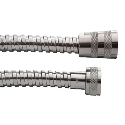 Produktbild von CORNAT Brauseschlauch Edelstahl-Look 150cm länge, chrom, TECB3360