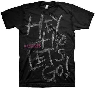 Produktbild von Ramones Hey Ho Black L T-Shirt