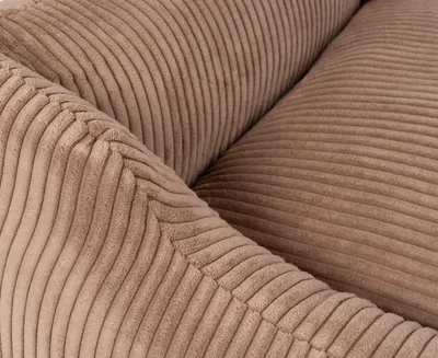 Produktbild von Knuffelwuff Hundebett aus Cord mit Handwebcharakter Olivia M-L 85 x 63cm Braun